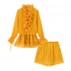 Conjunto de falda floral para mujer