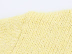 Women Clothing Fall round Neck Long Sleeve Bowknot Decorative Knitwear Coat