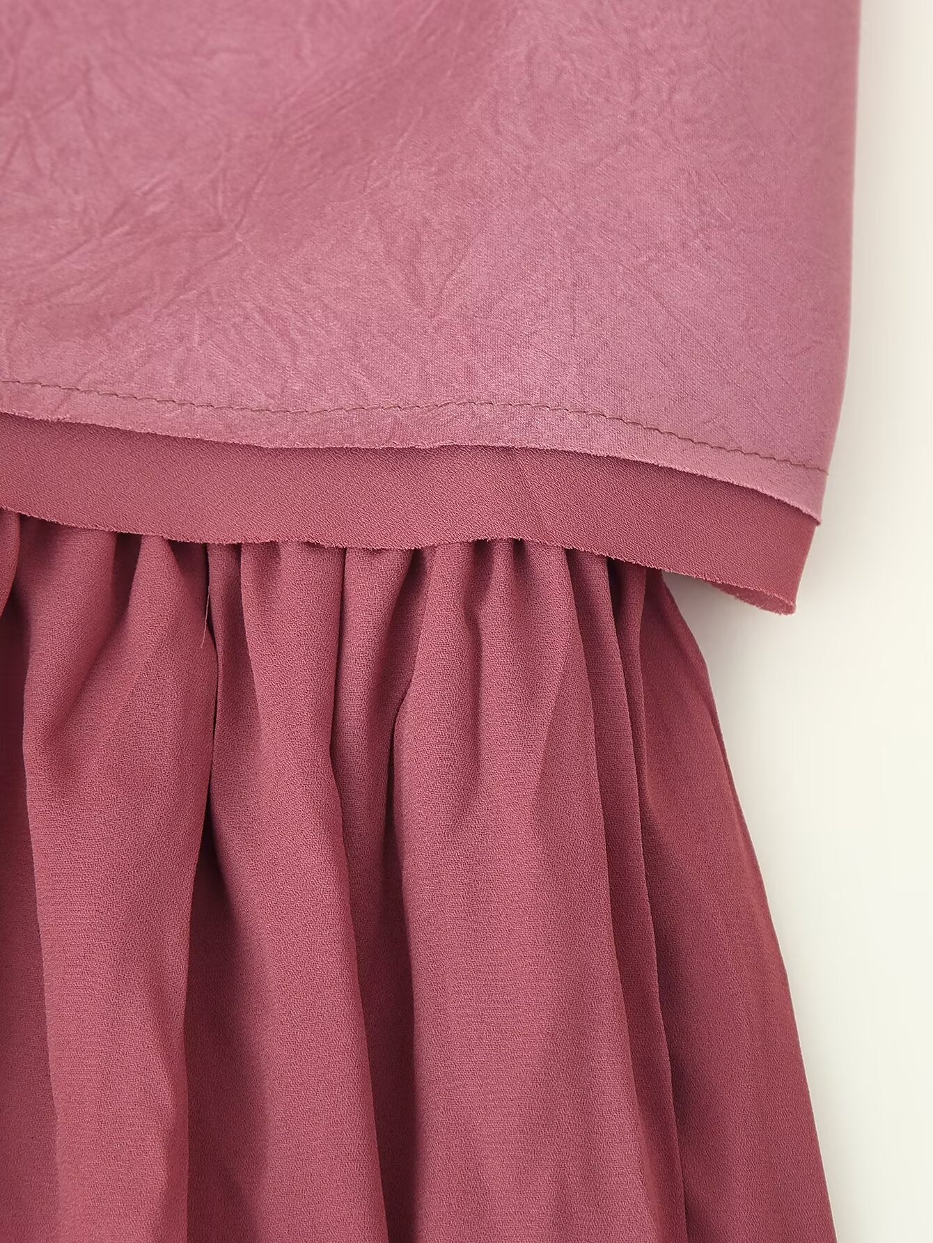 Women Summer Sleeveless Pleated Stitching Midi Dress CHEN