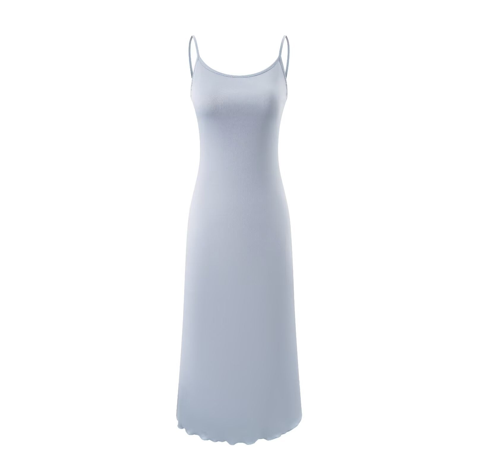Summer Casual Sexy Micro Stretch Long Sleeve Waist Slimming Figure Dress PullWind
