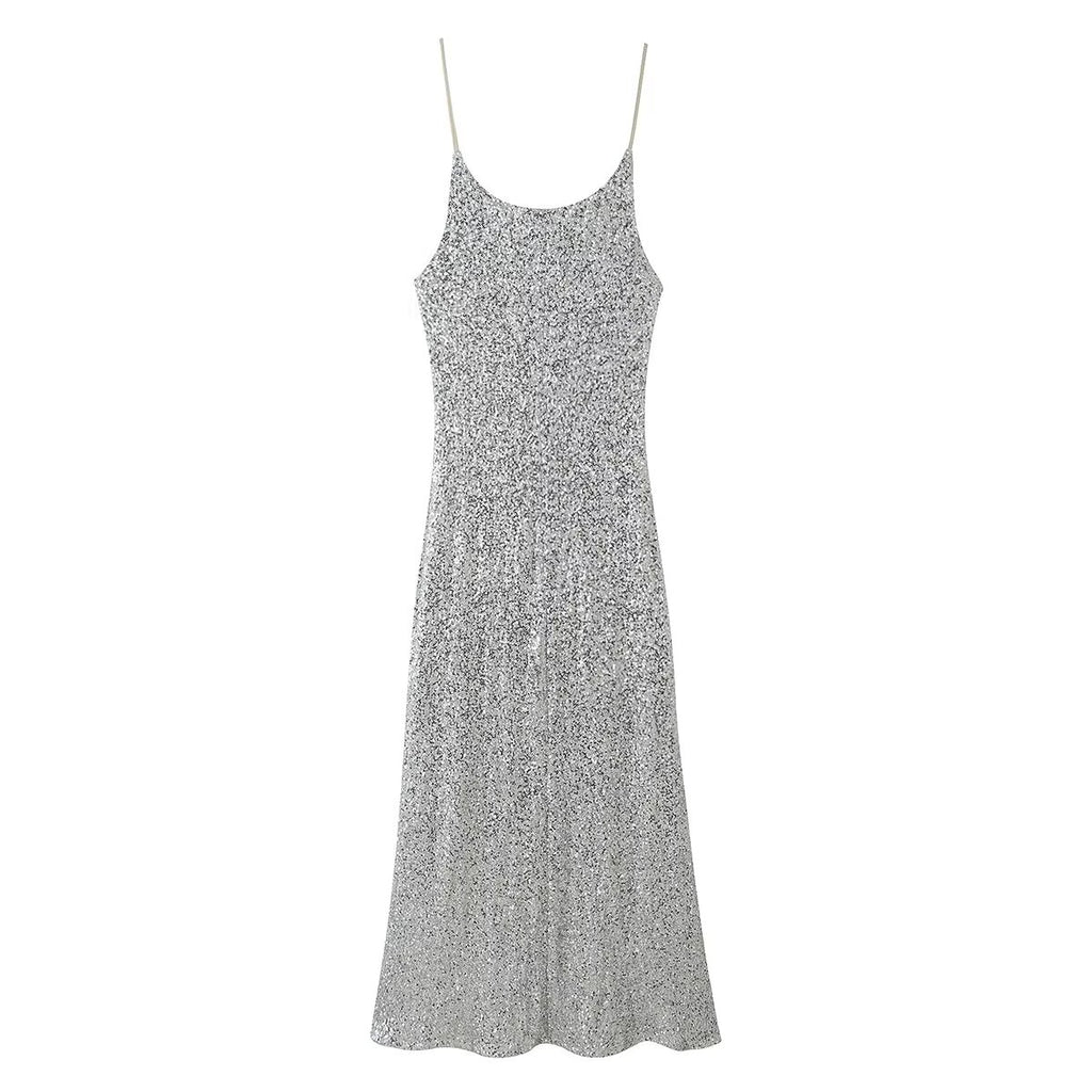 Women Clothing Top Sexy Beads Decoration Underwear Dress CHEN