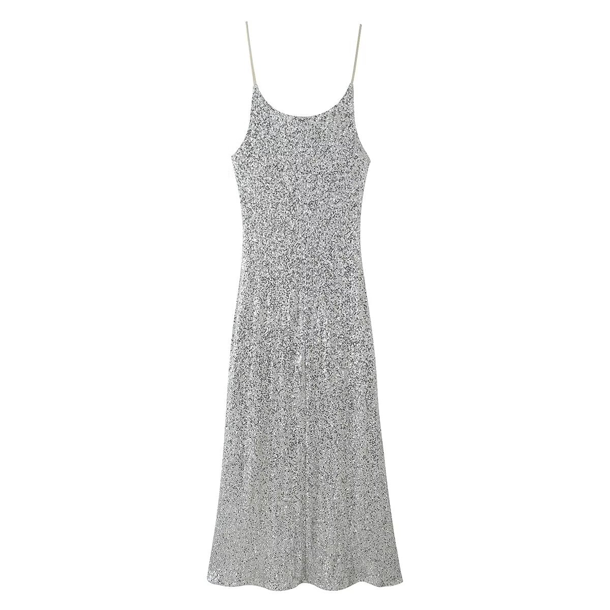 Women Clothing Top Sexy Beads Decoration Underwear Dress CHEN