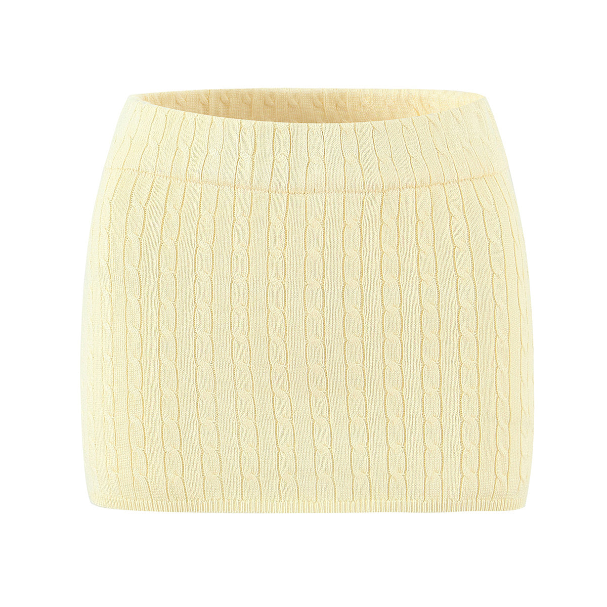 Solid Color Slim Fit Knit Short Skirt for Women Autumn Sexy Casual All Match High Waist Tight Sheath Skirt TinkleBell
