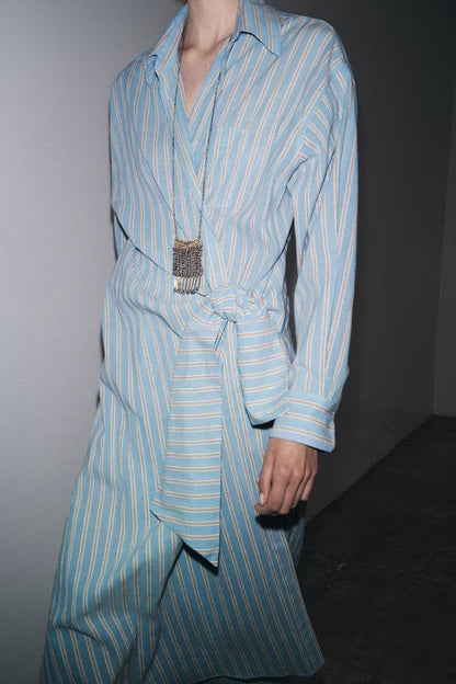 Fall Women Clothing Niche All Matching Slim Fit Slimming Casual Dress