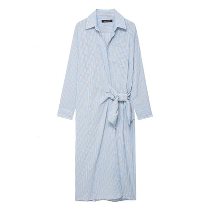 Fall Women Clothing Niche All Matching Slim Fit Slimming Casual Dress