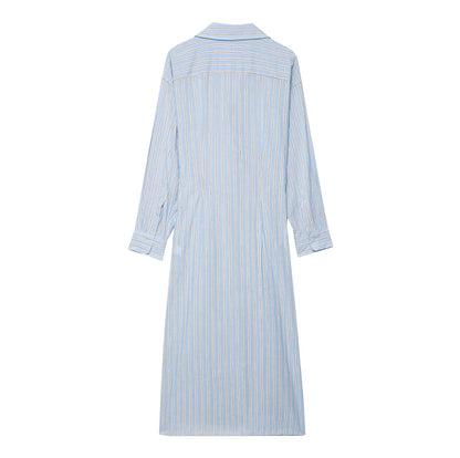 Fall Women Clothing Niche All Matching Slim Fit Slimming Casual Dress