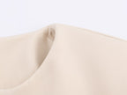 Women Clothing Fashionable Slim Fit Belt Blazer Bell Bottom Pants Sets SenDa