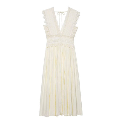 Elegant Women Clothing Lace Strap Dress