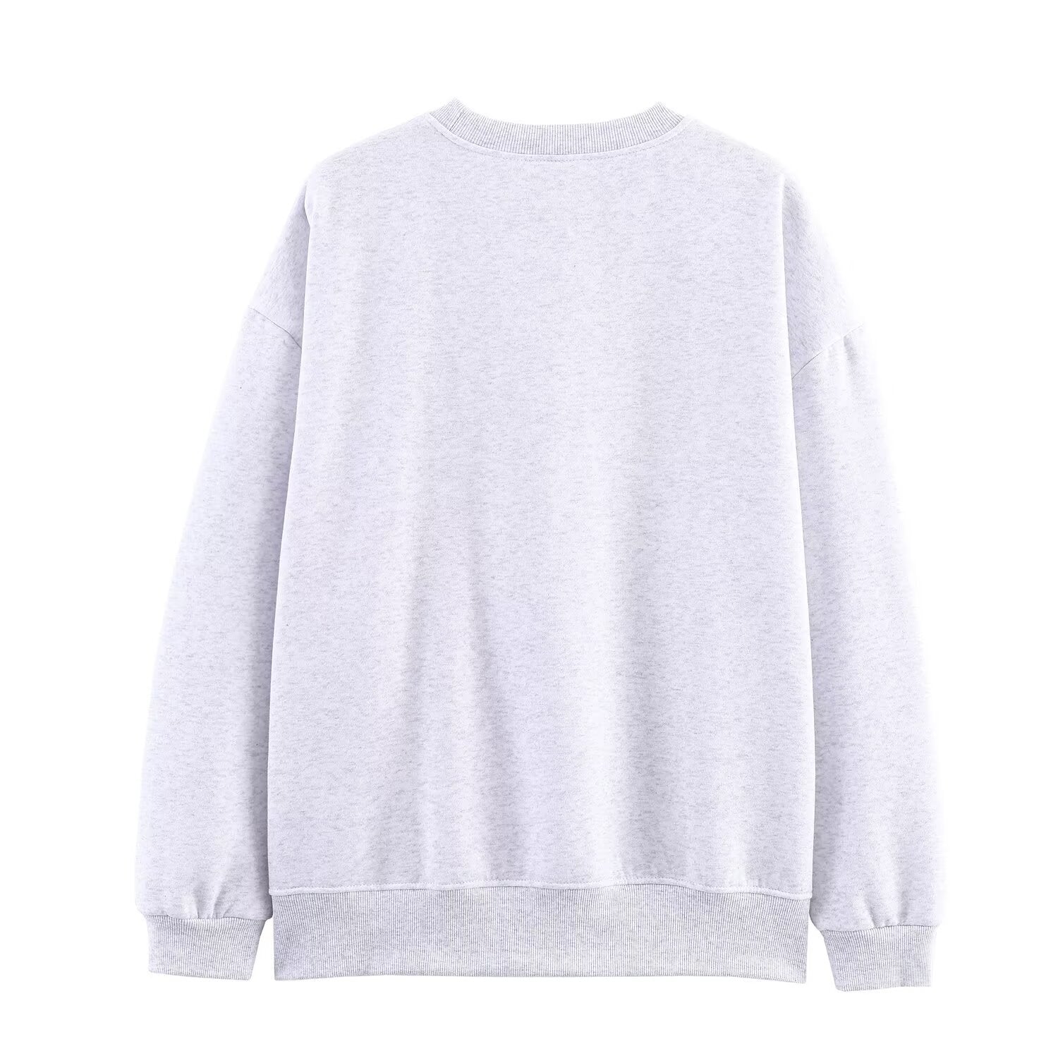 Sudadera holgada informal con estampado de dibujos animados para mujer, ropa de otoño