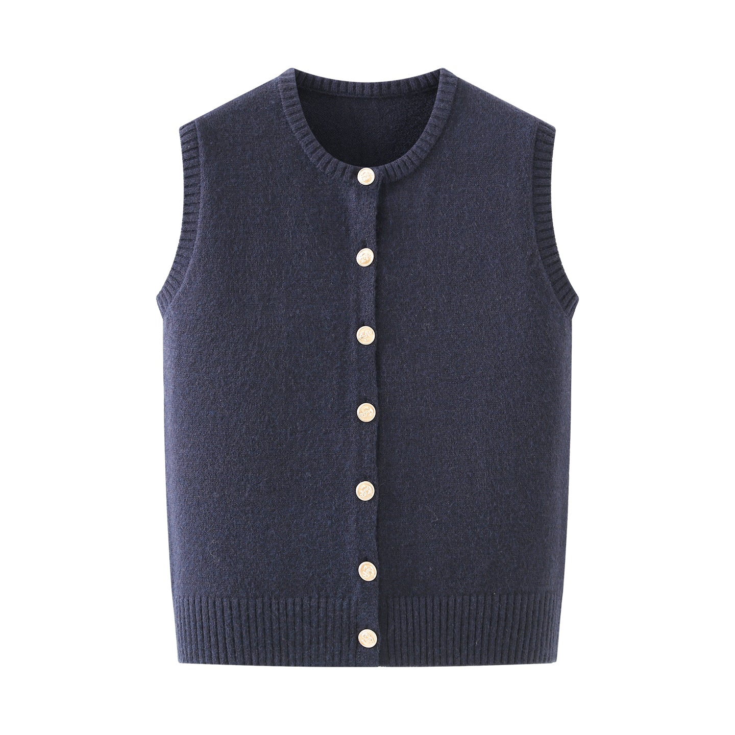 Women Clothing Diamond Lattice Knitwear Women Autumn Long Sleeve Lazy Sweater Vest