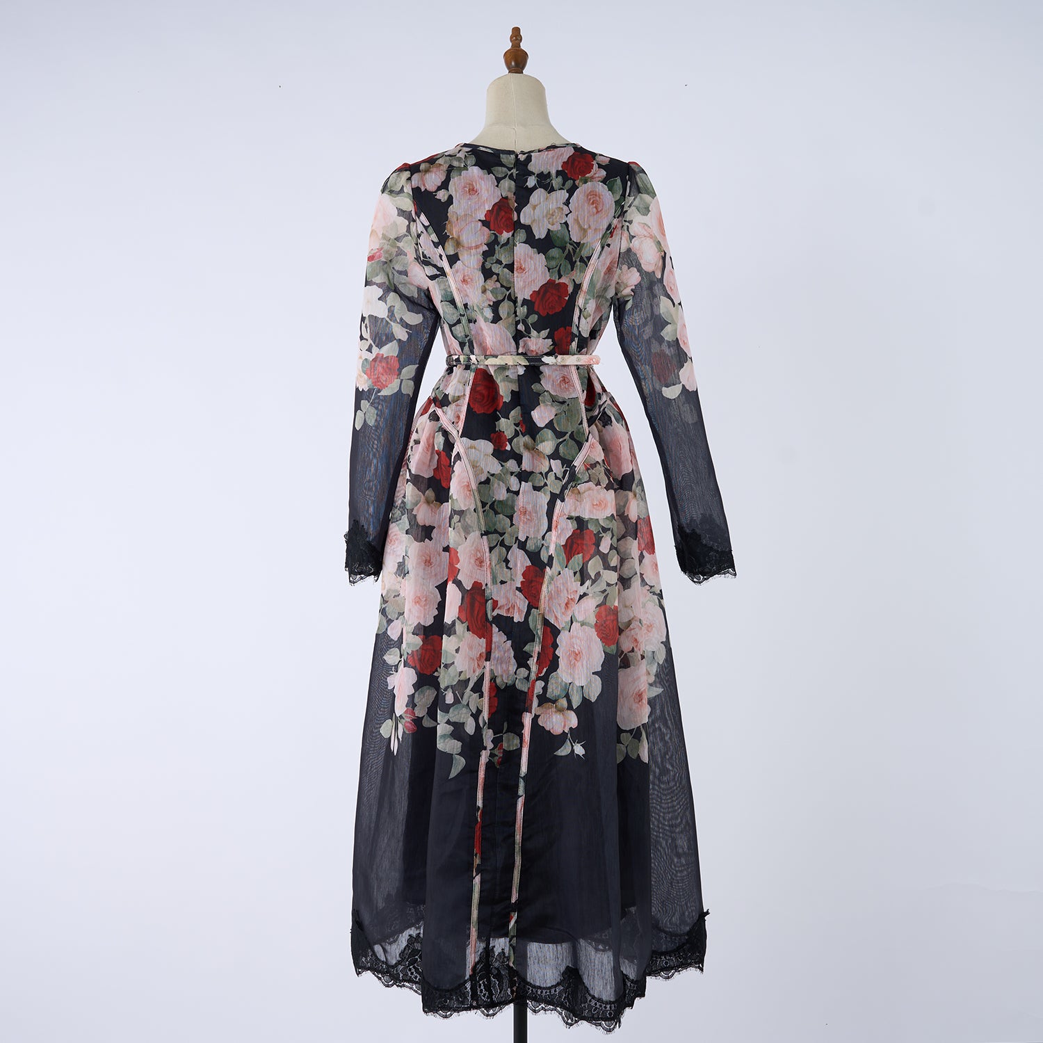 Women Printed Long Sleeved Summer And Autumn Vacation Dress Daylight