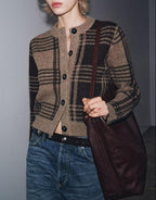 Autumn round Neck Sub Knitted Coat Picture Color Regular Sleeve