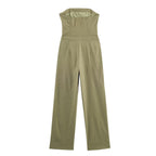 Women Clothing Strapless Long Type Jumpsuit SenDa