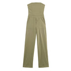 Women Clothing Strapless Long Type Jumpsuit SenDa