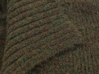 Gilet cardigan rétro à revers jacquard et lacets en maille, coupe ample et amincissante, idéal pour l'automne et les femmes.