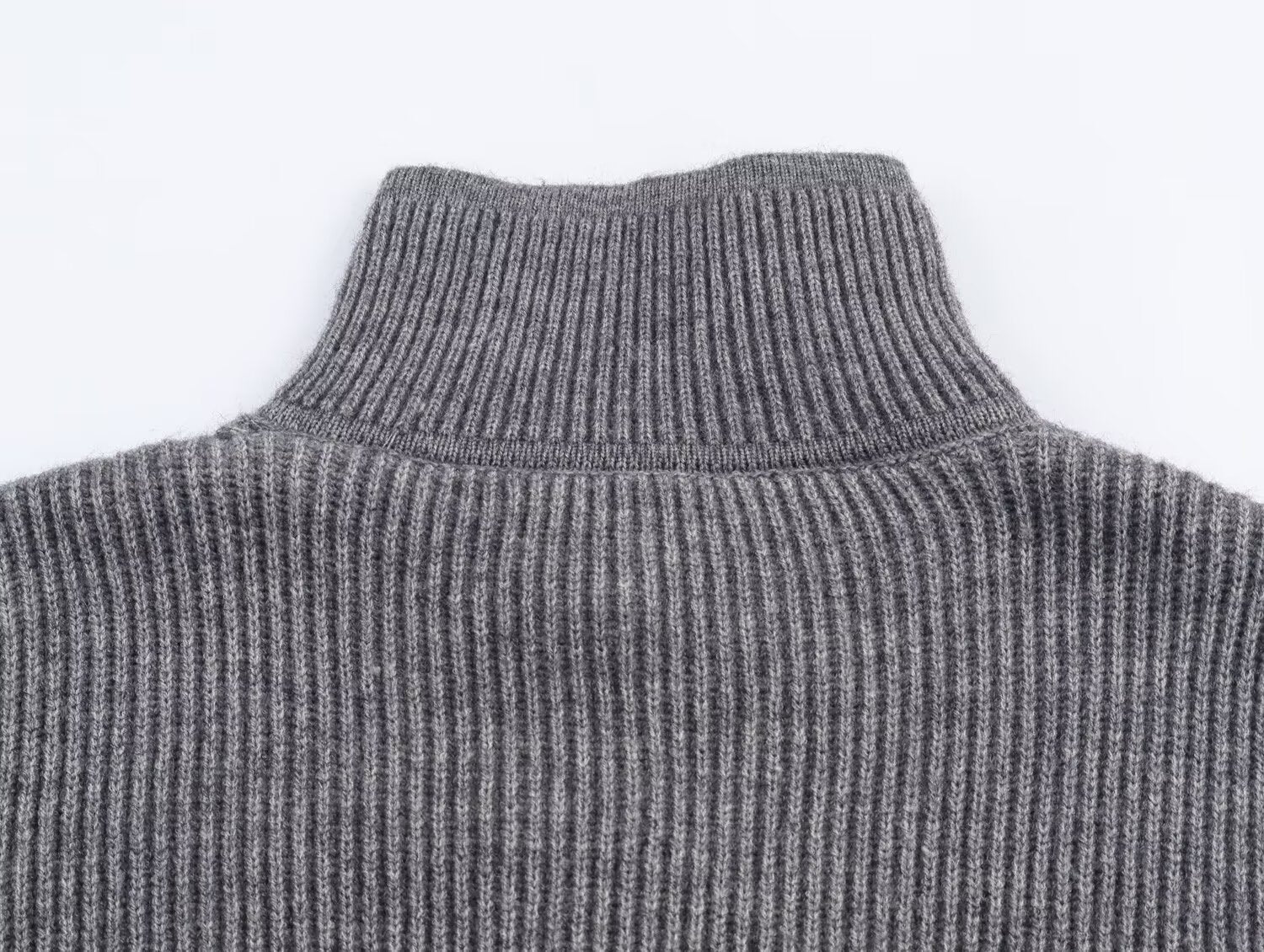 Cárdigan de punto con costuras de colores a juego, holgado e informal para mujer de otoño