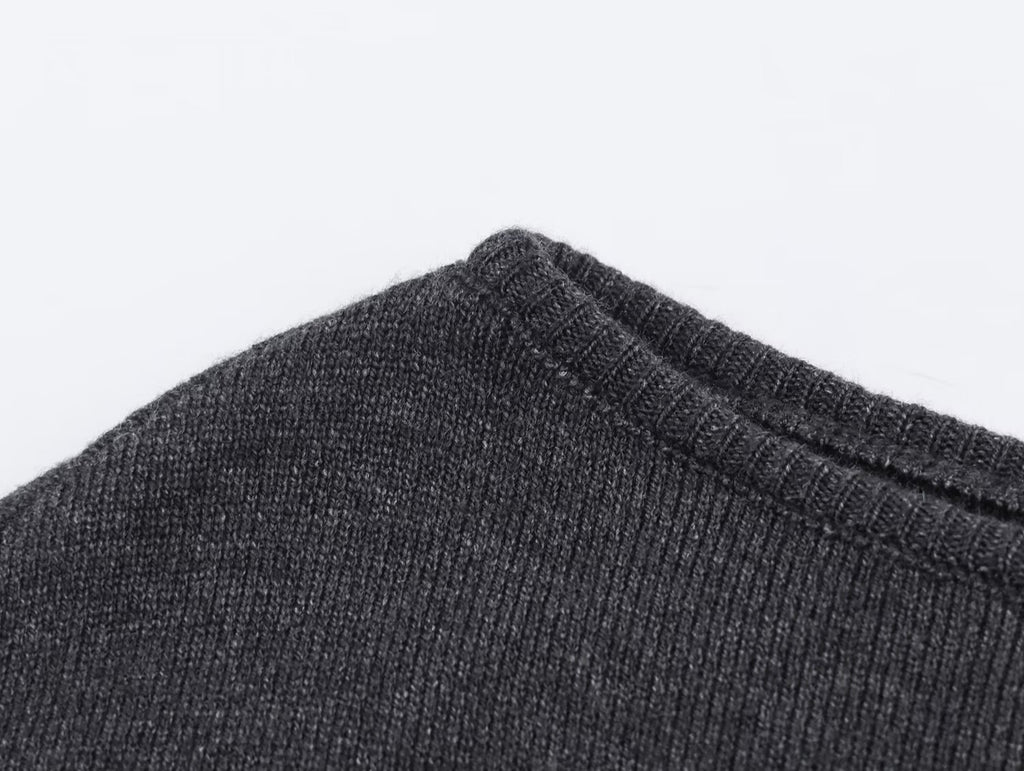 Women with Belt Knitted Mid Length Dress SenDa