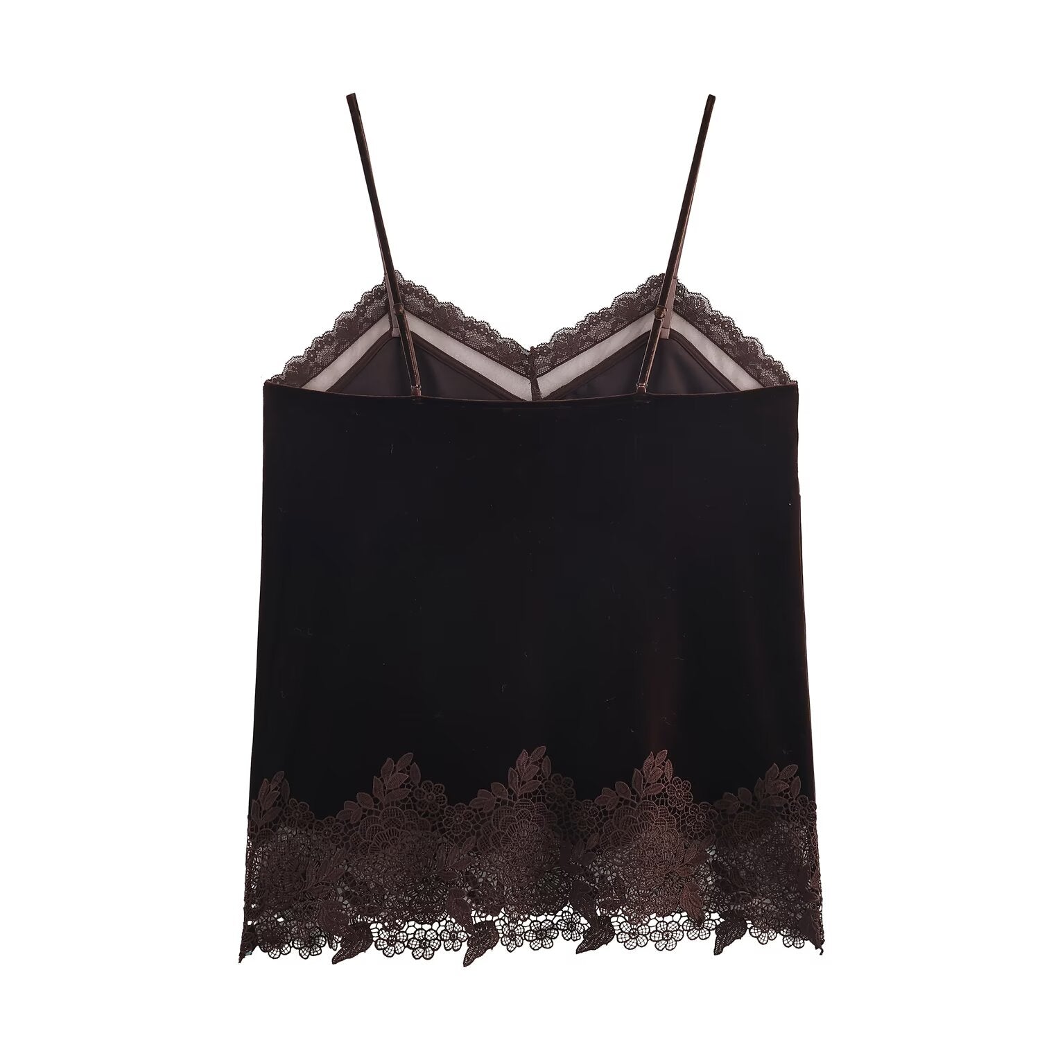 Haut de lingerie sexy en dentelle et velours pour femme, idéal pour l'hiver