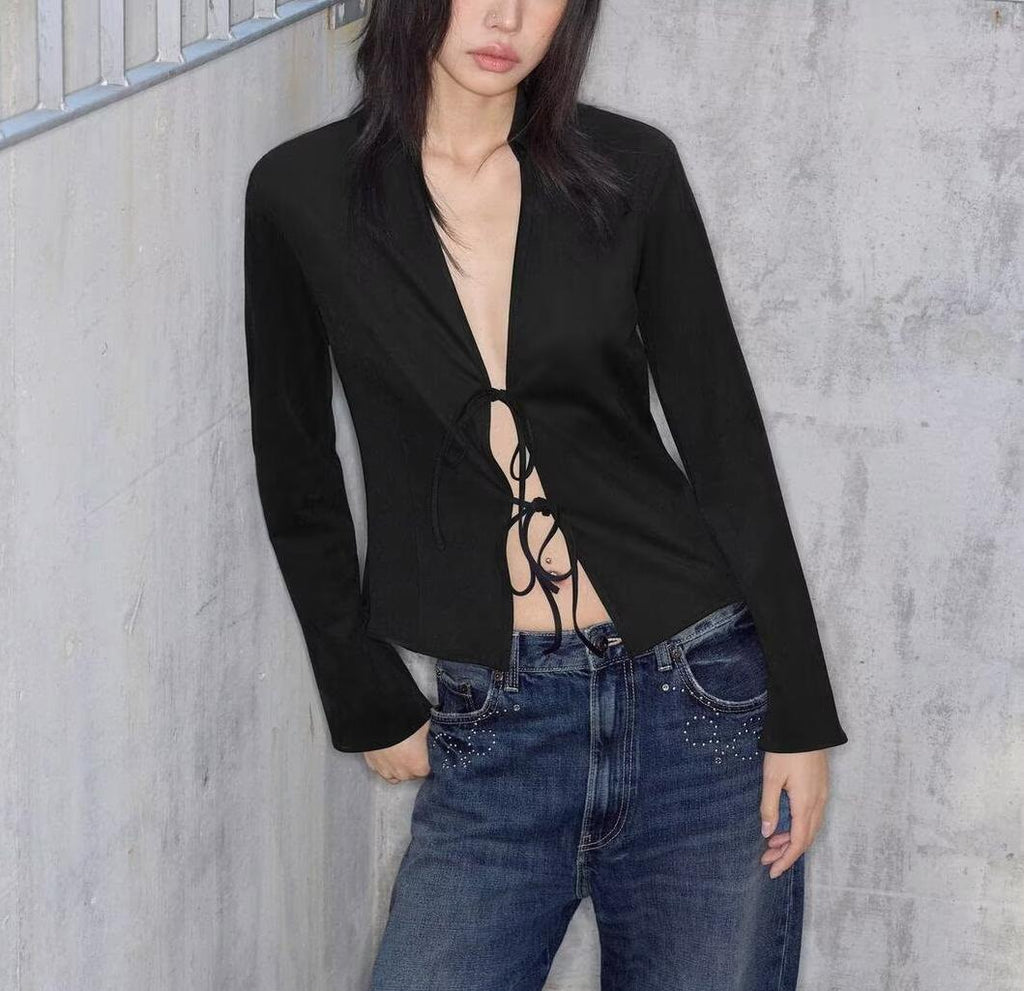 Chemise à manches longues en daim effet daim, élégante et tendance, pour femme, idéale pour l'hiver.