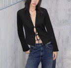 Chemise à manches longues en daim effet daim, élégante et tendance, pour femme, idéale pour l'hiver.