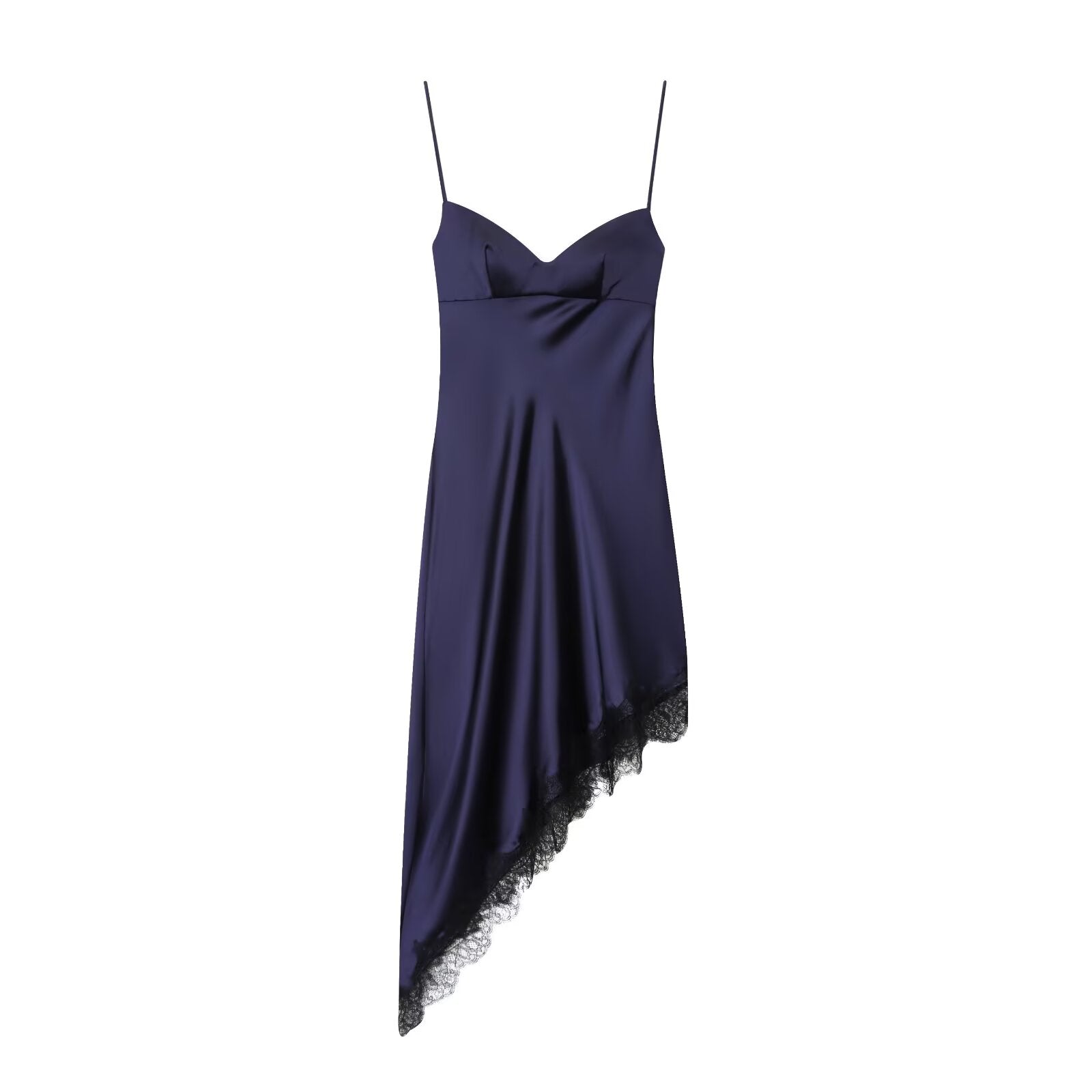 Women Clothing Simple Velvet Lace Midi Dress flightCourse