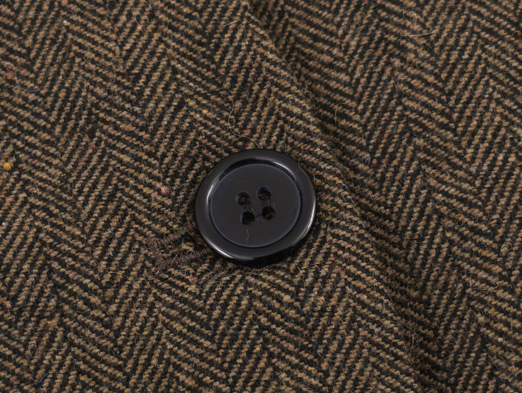Women Clothing Winter Office Herringbone Twill Blazer SenDa