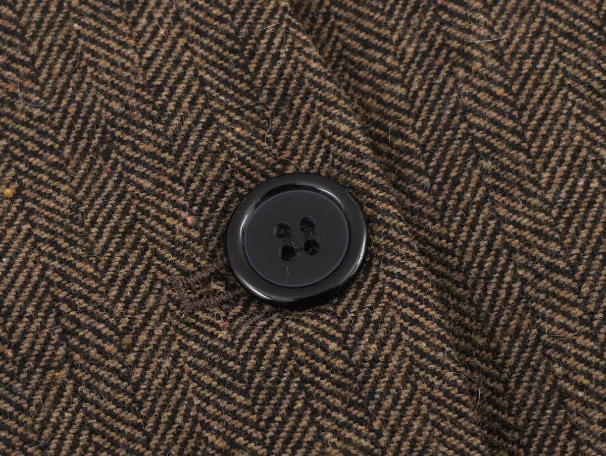Women Clothing Winter Office Herringbone Twill Blazer SenDa