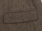 Women Clothing Winter Office Herringbone Twill Blazer SenDa