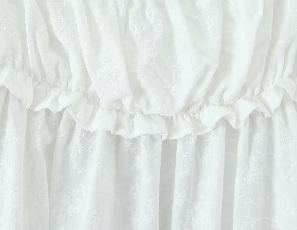 Chemise à manches bouffantes Sweet Niche Doll pour femme, printemps-automne, pull ample assorti