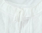 Atmosphere Lace Sleeveless Small Top Niche Lace up Waist Tight Sexy Short Sexy Shirt Vest