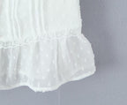 Atmosphere Lace Sleeveless Small Top Niche Lace up Waist Tight Sexy Short Sexy Shirt Vest