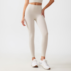 Free Size Average Size Nude Feel Yoga Pants No Embarrassment Line Hip Raise Shaping Sports Workout Ankle Length Pants Women Tichin