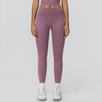 Brushed Yoga Trousers High Waist Pleated Tight Trousers Women Outdoor Running Sports Workout Clothes Sollinarry