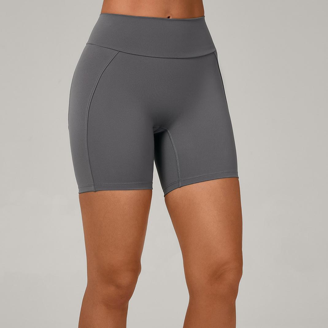 Autumn Sand Yoga Sports Shorts High Waist Tight Peach Hip Breathable Quick-Drying Running Workout Shorts PeachYou