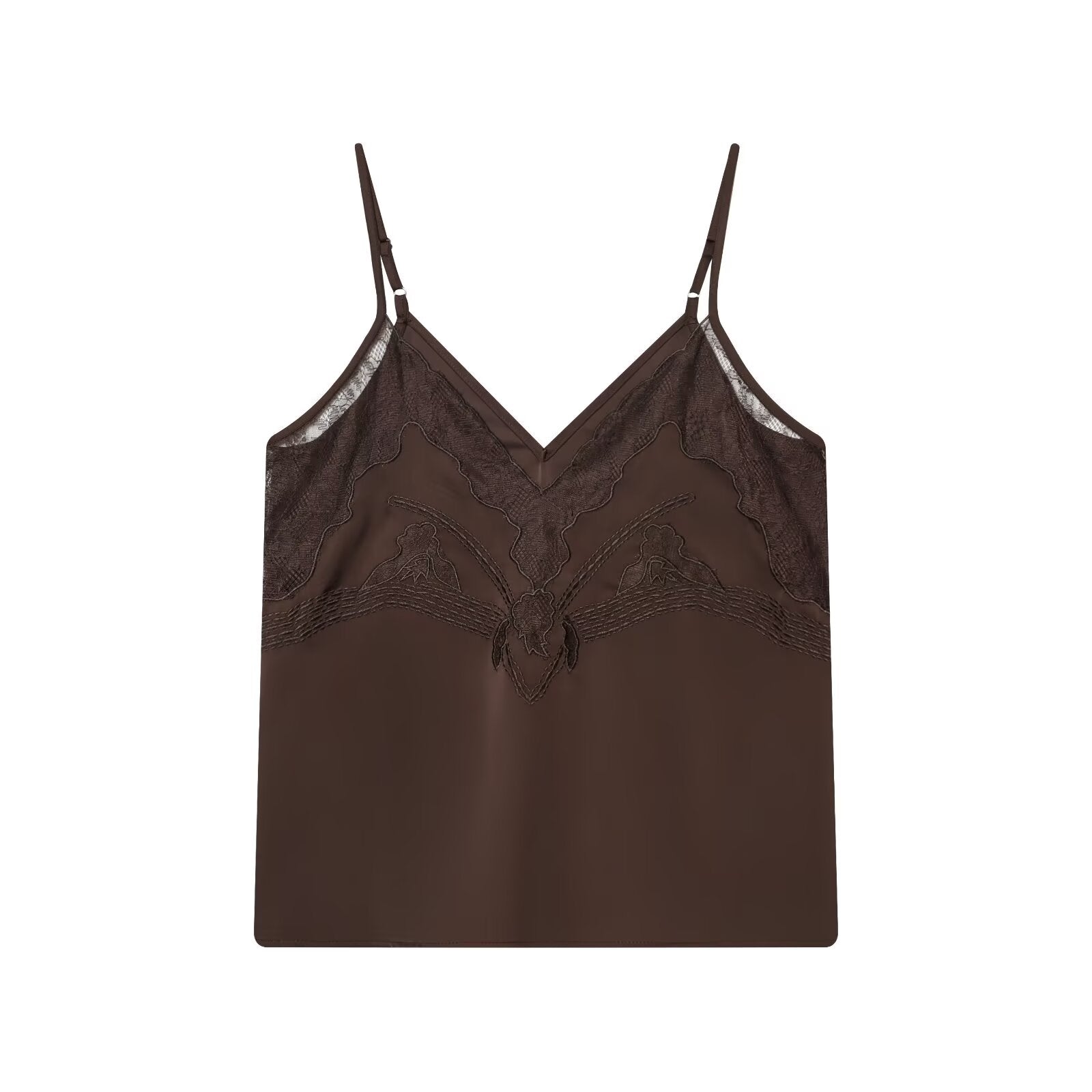 Vêtements pour femmes Printemps Lingerie sexy en dentelle Haut à bretelles