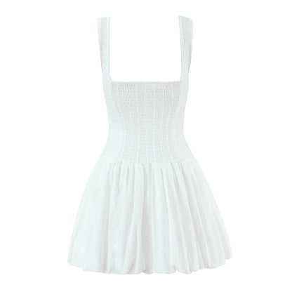 Lace Sling Women Waist Tight Design Slimming Pure Sexy Bud Short Dress Camille