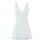 Women Clothing Mesh Embroidered Vest Dress Camille