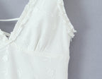 Women Clothing Mesh Embroidered Vest Dress Camille