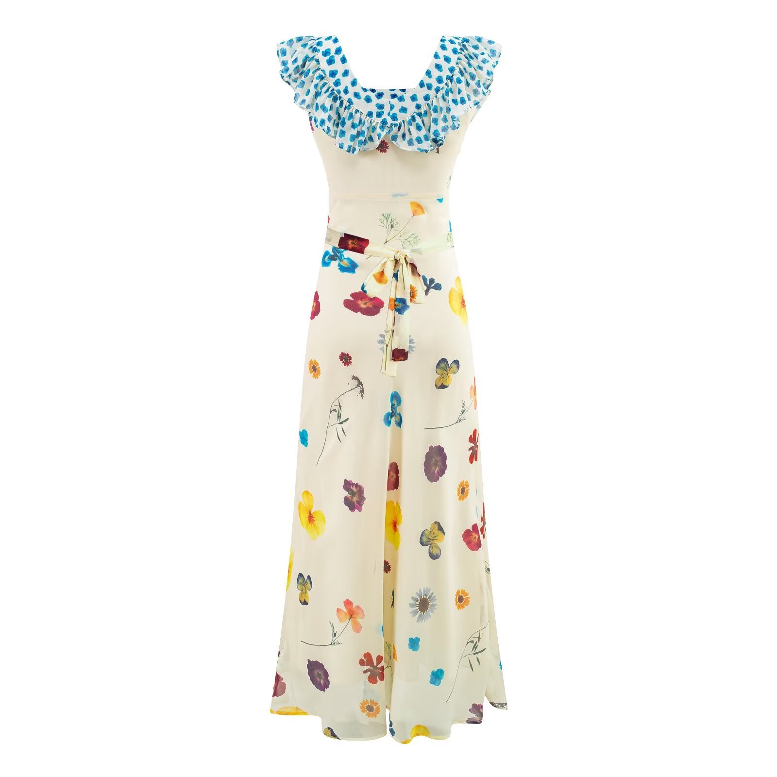 Seaside Holiday Wear Strap Floral Dress for Women Summer Super Beautiful PullWind