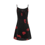 Summer Romantic Atmosphere Vacation Short Printed Waist Controlled Slimming Cami Dress PullWind