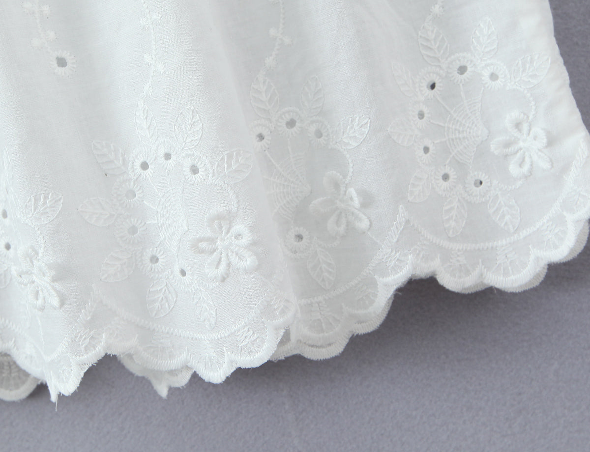 Women Clothing Exquisite Embroidered Floral Strap Dress GoodMe