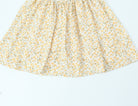 French Vintage Small Floral Printed Sexy Halter Dress Summer Waist Controlled Slim Fit Slimming Holiday Short Dress OMI
