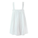 Women Lace Stitching Cami Dress Summer Loose Slimming White Holiday Short Dress GoodMe