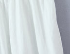 Women Lace Stitching Cami Dress Summer Loose Slimming White Holiday Short Dress GoodMe