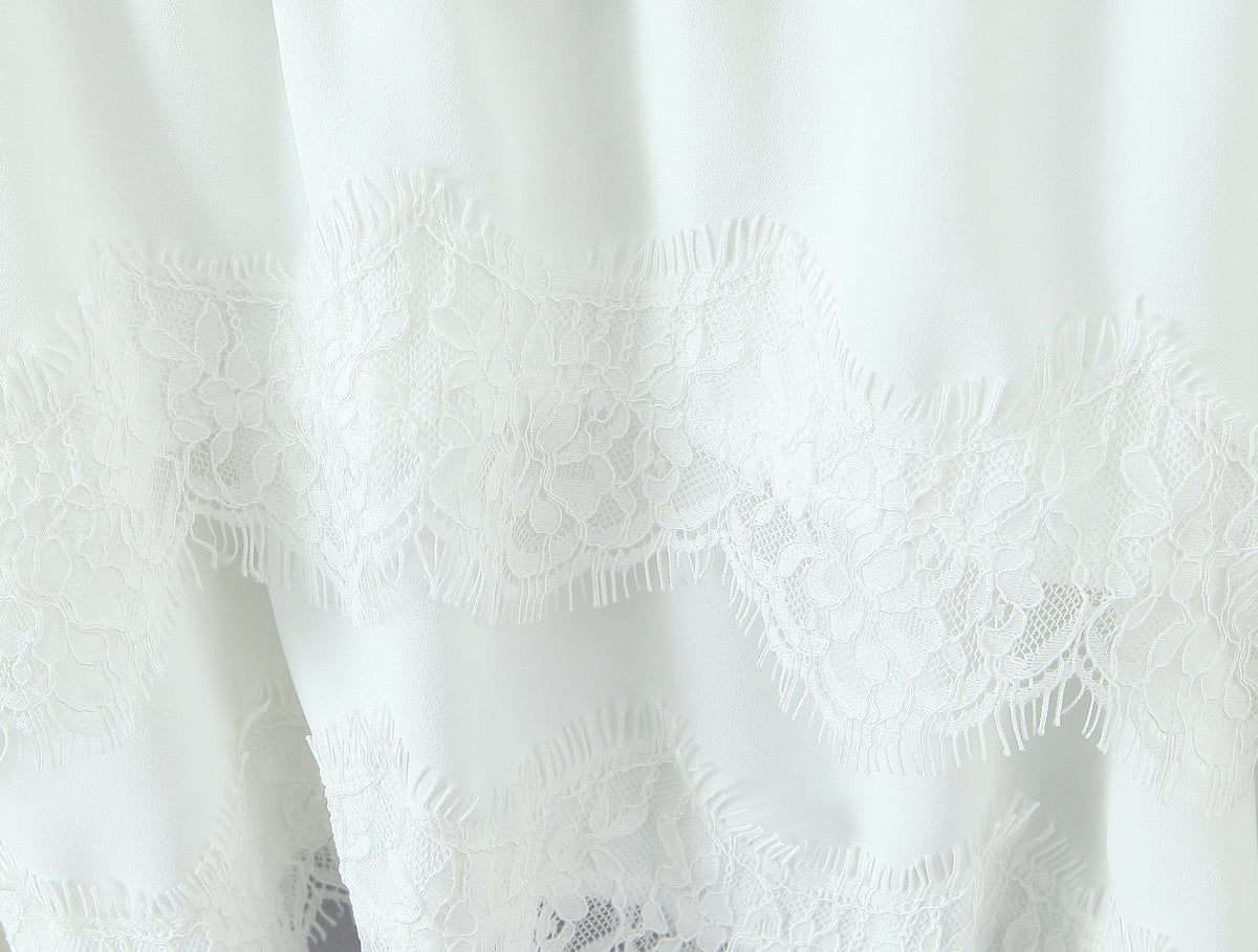 Women Clothing Autumn French Design Lace Decorative Dress GoodMe