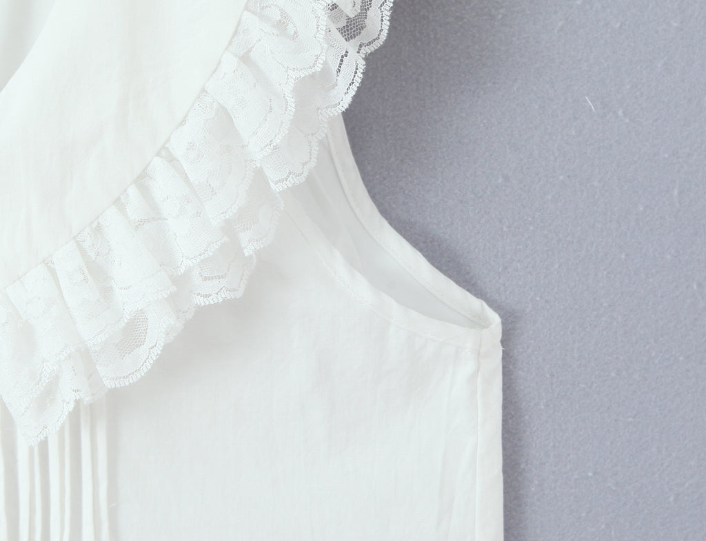 Women Clothing Sweet Sleeveless Ruffled V neck Dress GoodMe
