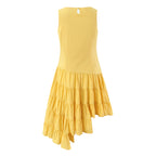 Women Clothing Autumn Dignified Sense of Design Irregular Asymmetric Sleeveless Dress GoodMe