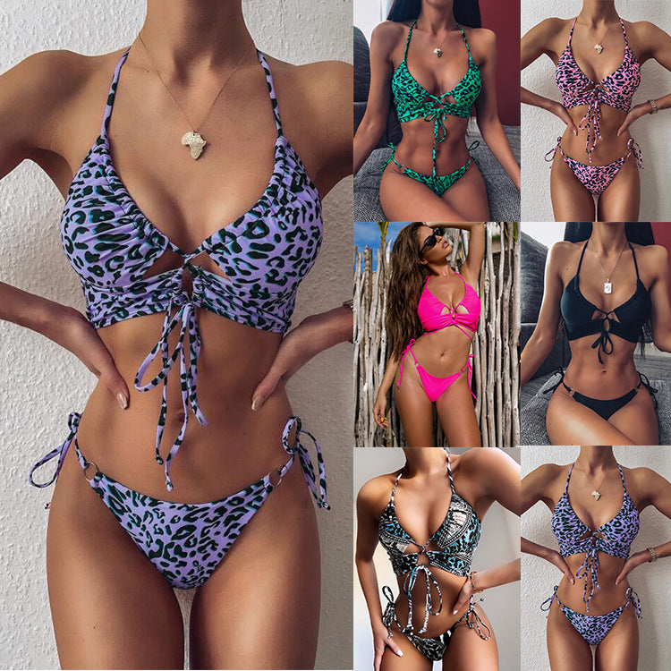 Traje de baño Bikini para mujer Traje de baño separado Bikini estampado Traje de baño para mujer