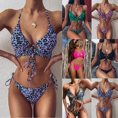 Traje de baño Bikini para mujer Traje de baño separado Bikini estampado Traje de baño para mujer