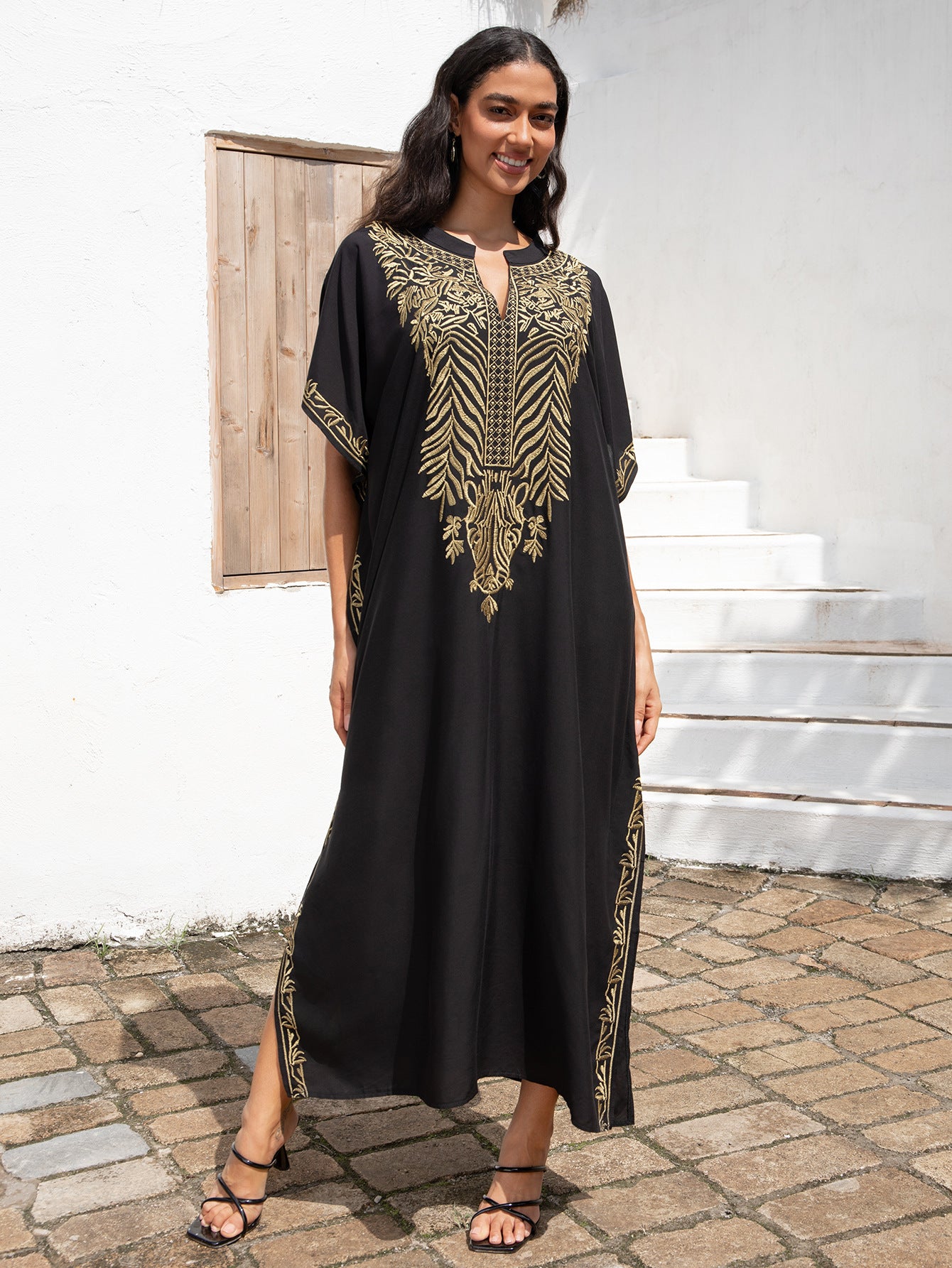 Embroidered Long Skirt